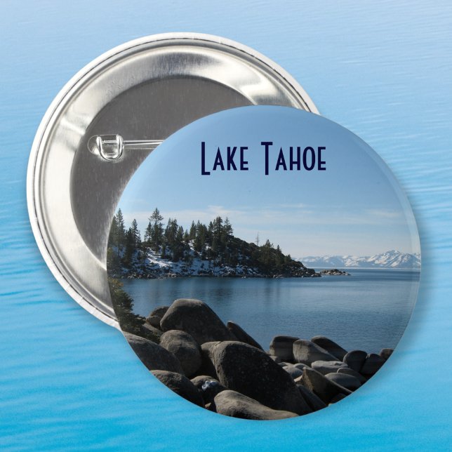North Shore Lake Tahoe, Incline Village, Nevada 6 Cm Round Badge (Creator Uploaded)