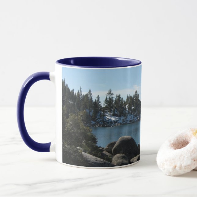 North Shore Lake Tahoe, Incline Village, Nevada Mug (With Donut)