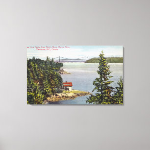 North Shore Marine Drive View of Lions Gate Canvas Print