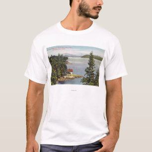 North Shore Marine Drive View of Lions Gate T-Shirt