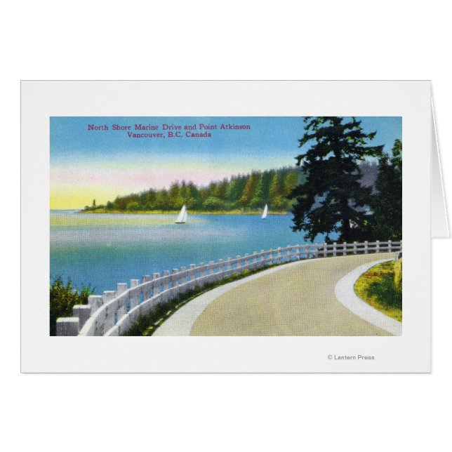 North Shore Marine Drive View of Point Atkinson (Front Horizontal)