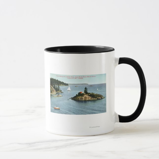 North Shore Marine Drive View of Point Grey Mug (Right)