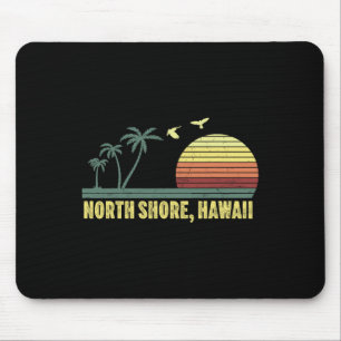 North Shore Oahu Hawaii Souvenir Surfing Hawaiian Mouse Mat