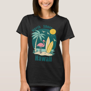 North Shore Oahu Hawaii Souvenir Surfing Hawaiian T-Shirt