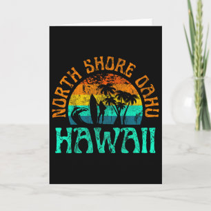 North Shore Oahu Hawaii Surf Beach Surfer Waves Gi Card