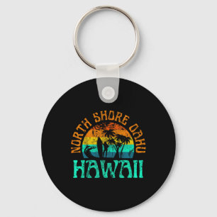 North Shore Oahu Hawaii Surf Beach Surfer Waves Gi Key Ring