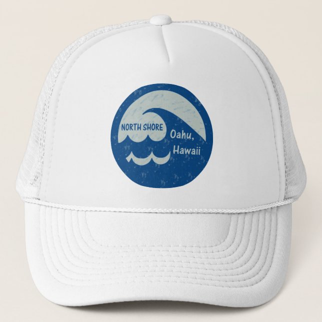 North Shore, Oahu, Hawaii Trucker Hat (Front)
