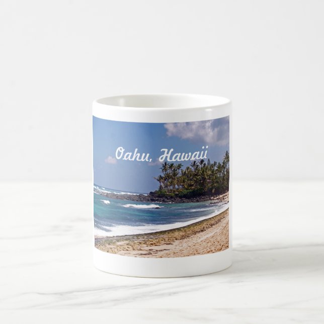 North Shore on the island of Oahu in Hawaii Coffee Mug (Center)