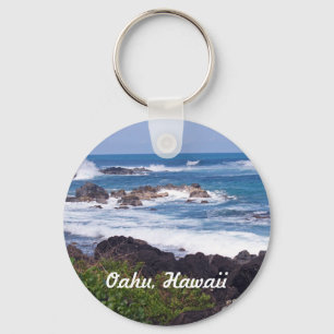 North Shore on the island of Oahu in Hawaii Key Ring