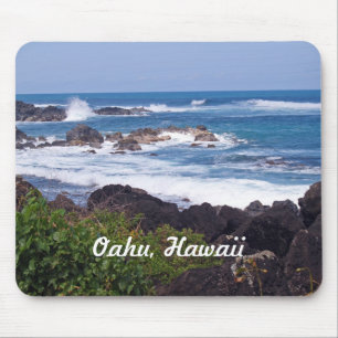 North Shore on the island of Oahu in Hawaii Mouse Mat