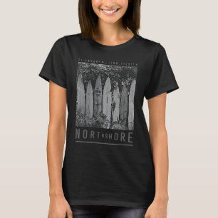 North Shore Surf Vintage Hawaii Sea Beach Surfing T-Shirt