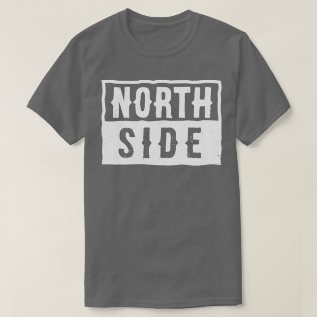 North Side white worn RxTp T-Shirt (Design Front)