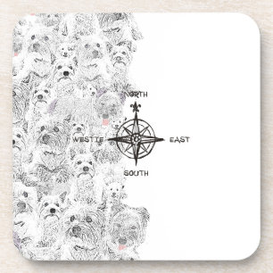 North South East & Westie Dog Coaster