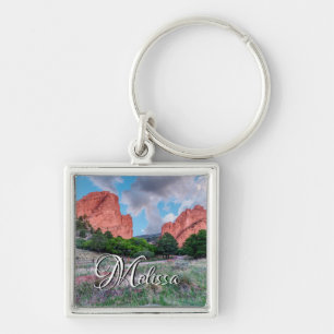 North South Gateway Rocks Garden Of Gods Keychain