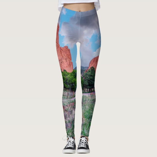North South Gateway Rocks Garden Of Gods Legging (Front)