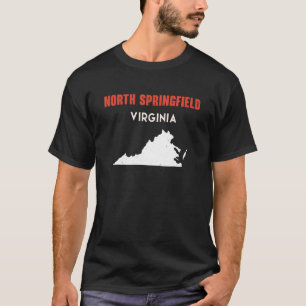 North Springfield Virginia USA State America Trave T-Shirt