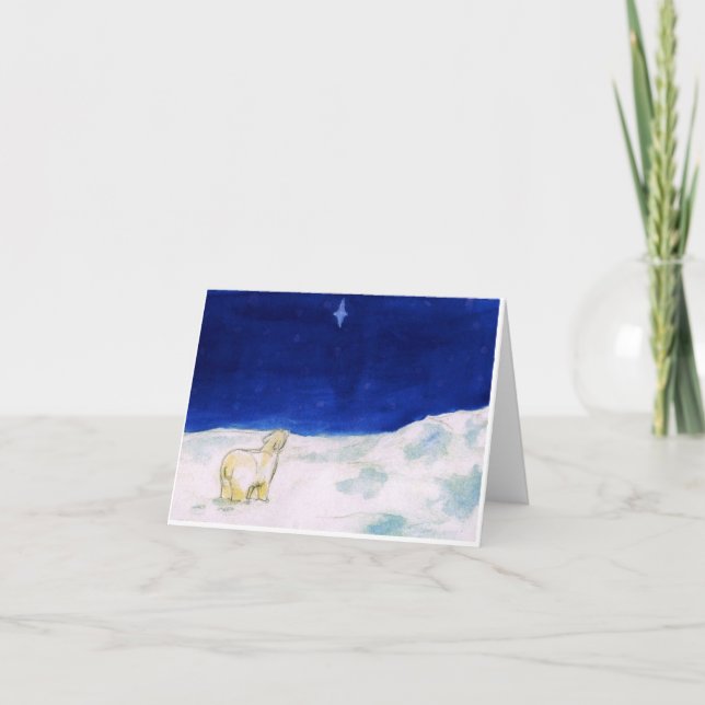 'North Star at the South Pole' Holiday Card (Front)