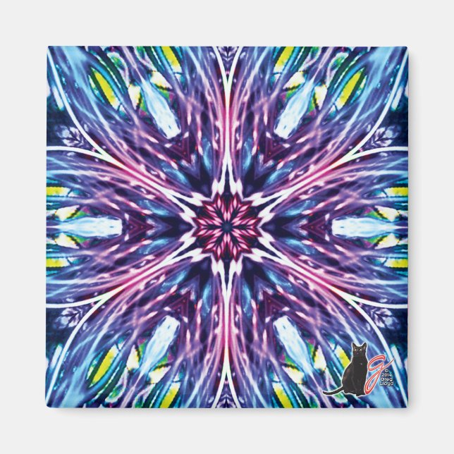 North Star Kaleidoscope Magnet (Front)