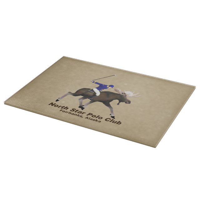 North Star (Moose) Polo Club Cutting Board (Corner)
