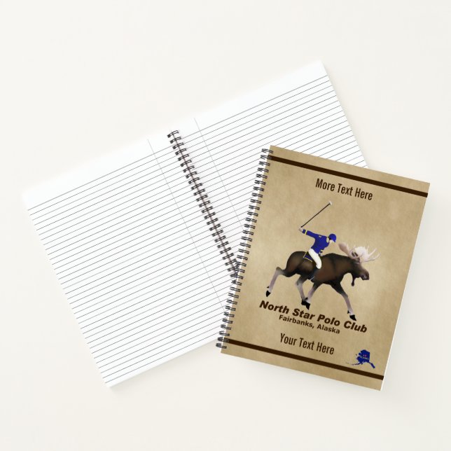 North Star (Moose) Polo Club Notebook (Inside)