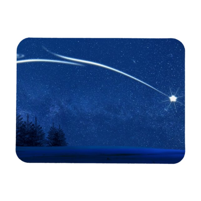 North Star Over the Forest Magnet (Horizontal)