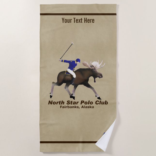 North Star Polo Club Beach Towel (Front)