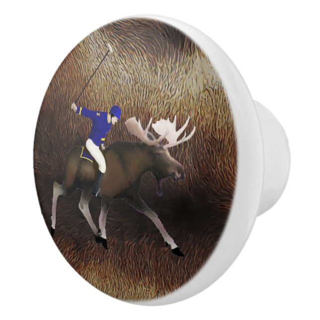 North Star Polo Club Ceramic Knob (Right)