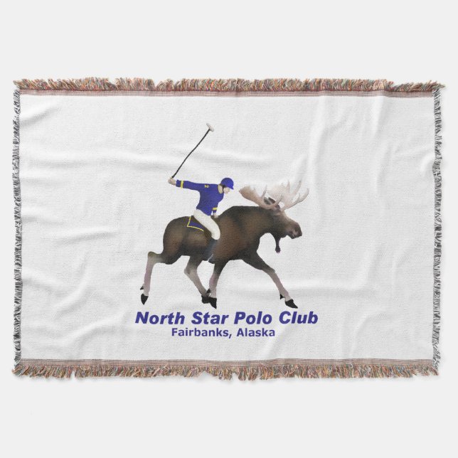 North Star Polo Club Throw Blanket (Front)