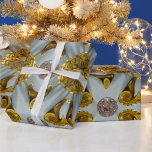 North Star Ridge Elegant Designer Romantic  Wrapping Paper