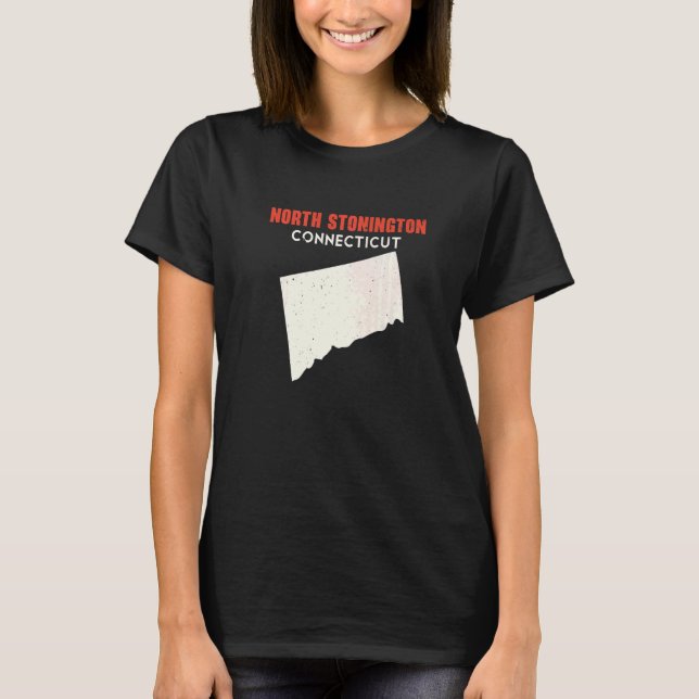 North Stonington Connecticut USA State America Tra T-Shirt (Front)