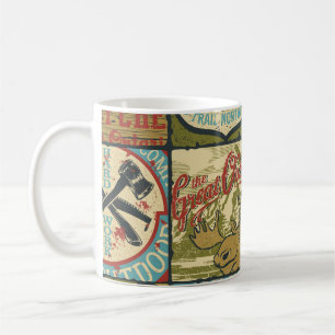North Territories Adventure: Symbolic Patchwork Coffee Mug