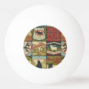 North Territories Adventure: Symbolic Patchwork Ping Pong Ball