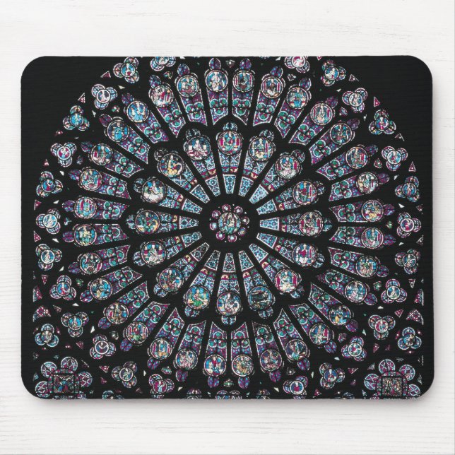 North transept rose window mouse mat (Front)