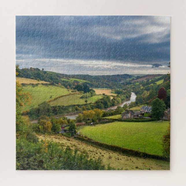 North Tyne River in Northumberland Jigsaw Puzzle (Vertical)