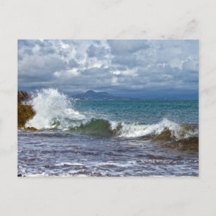 North Wales Coastline Postcard