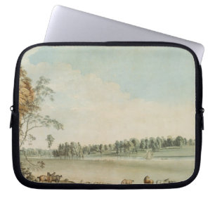 North West View of Wakefield Lodge in Whittlebury Laptop Sleeve