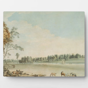 North West View of Wakefield Lodge in Whittlebury Plaque