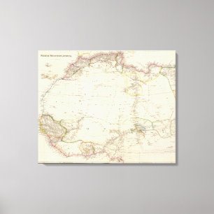 North Western Africa Canvas Print