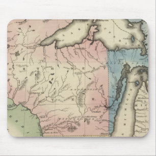 North Western and Michigan Territories Mouse Mat