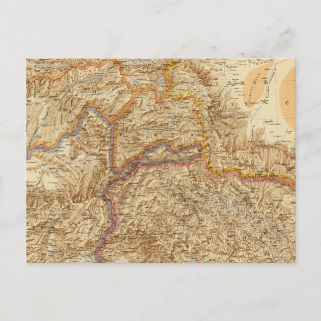North Western Frontier of India Postcard (Front)