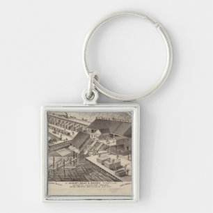 North Western Mills of Hersey, Minnesota Key Ring