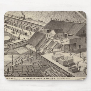 North Western Mills of Hersey, Minnesota Mouse Mat