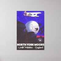 North York Moors England travel poster