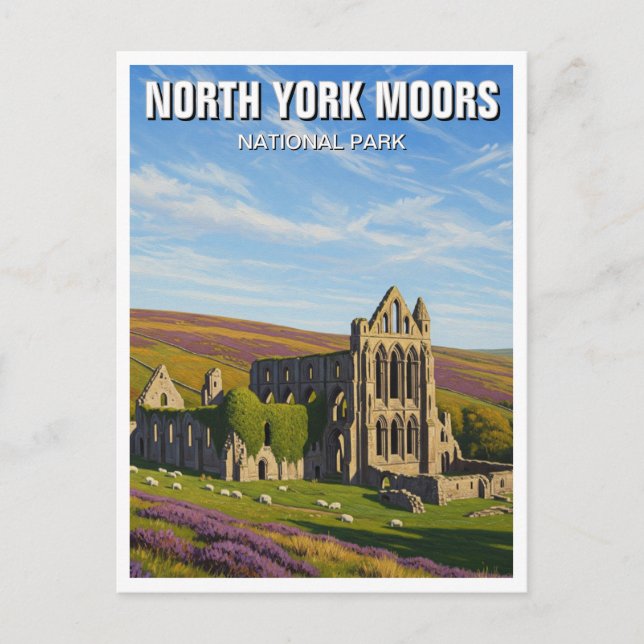 North York Moors National Park England Postcard (Front)