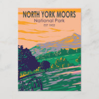 North York Moors National Park England Vintage