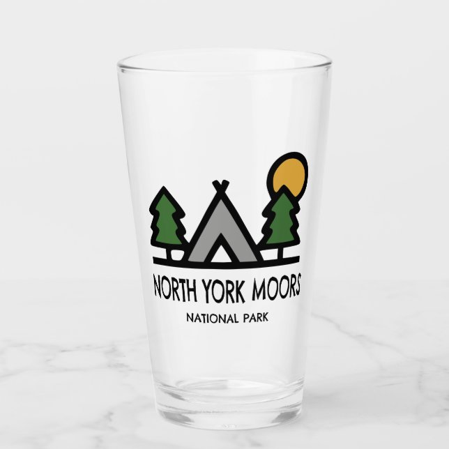 North York Moors National Park Glass (Front)