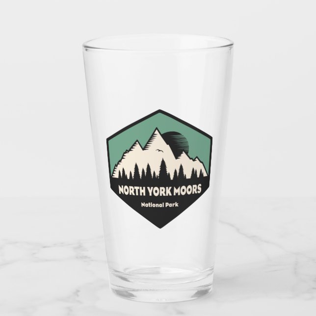 North York Moors National Park Glass (Front)