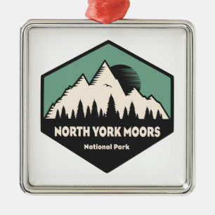 North York Moors National Park Metal Tree Decoration