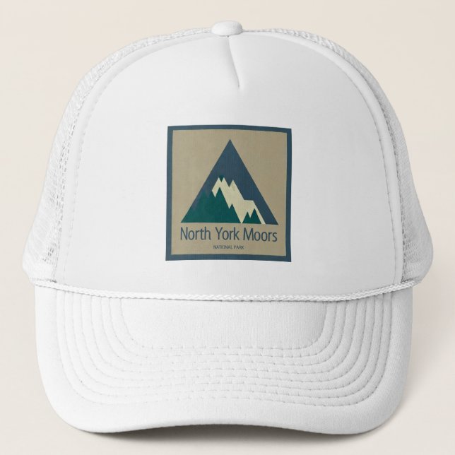 North York Moors National Park Rustic Trucker Hat (Front)