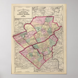 Northampton, Carbon, Monroe, Lehigh counties Poster